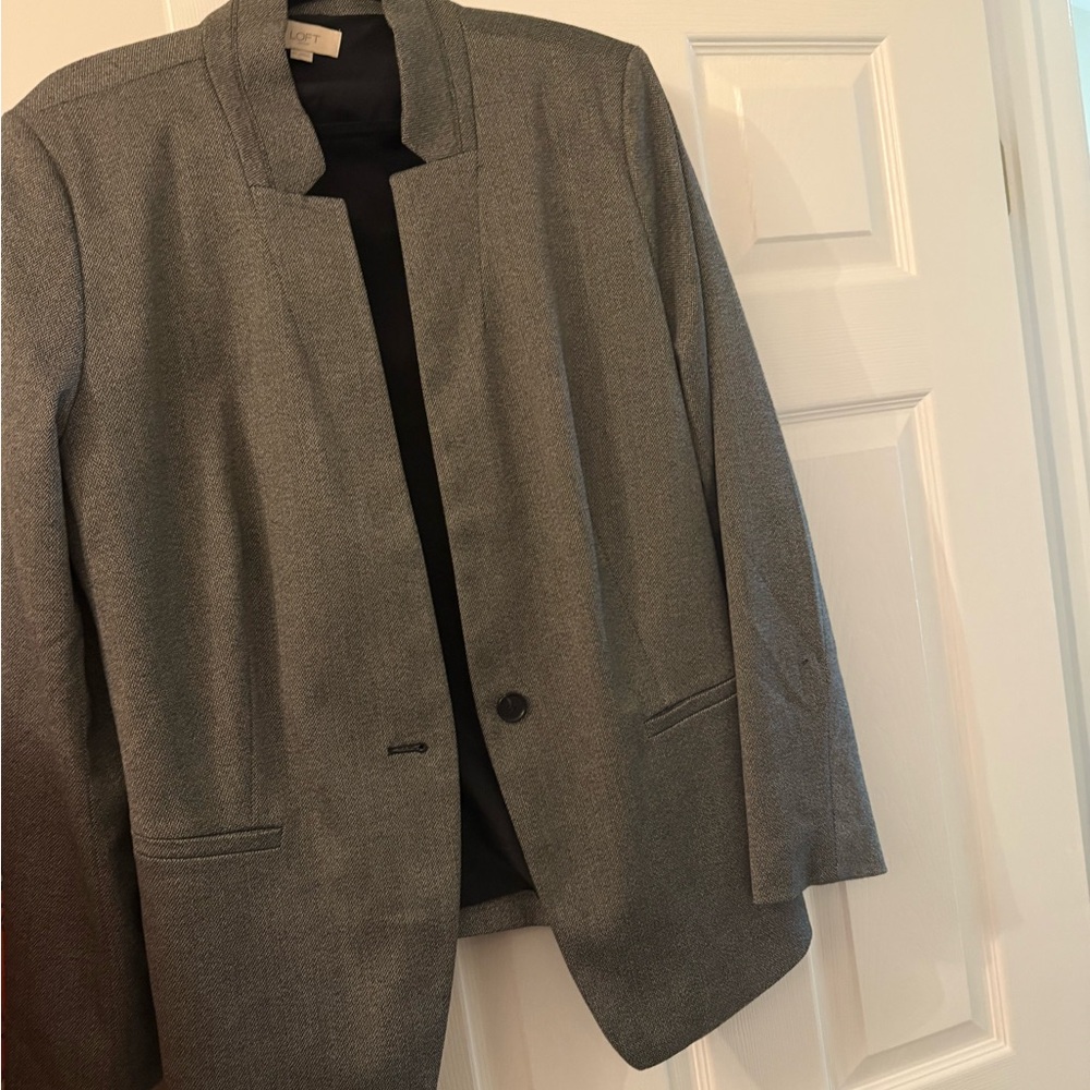 LOFT Charcoal Blazer for Women